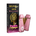 Muha Meds|Melted Diamonds|Disposable|3.5g|Purple Champagne - Image 2