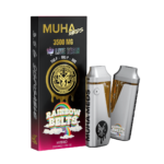 Muha Meds|Live Resin|Disposable|3.5g|Rainbow Belts - Image 2
