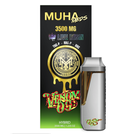 Muha Meds|Live Resin|Disposable|3.5g|Venom OG