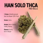 Exhalewell | THCA Pre Rolls | Han Solo - Image 4