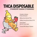 Exhalewell | Strawberry Banana (Strawnana) | THCA Disposable | 2g - Image 2